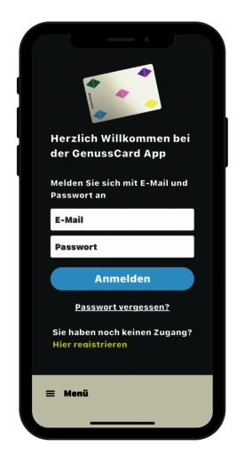 Jetzt GenussCard App downloaden!